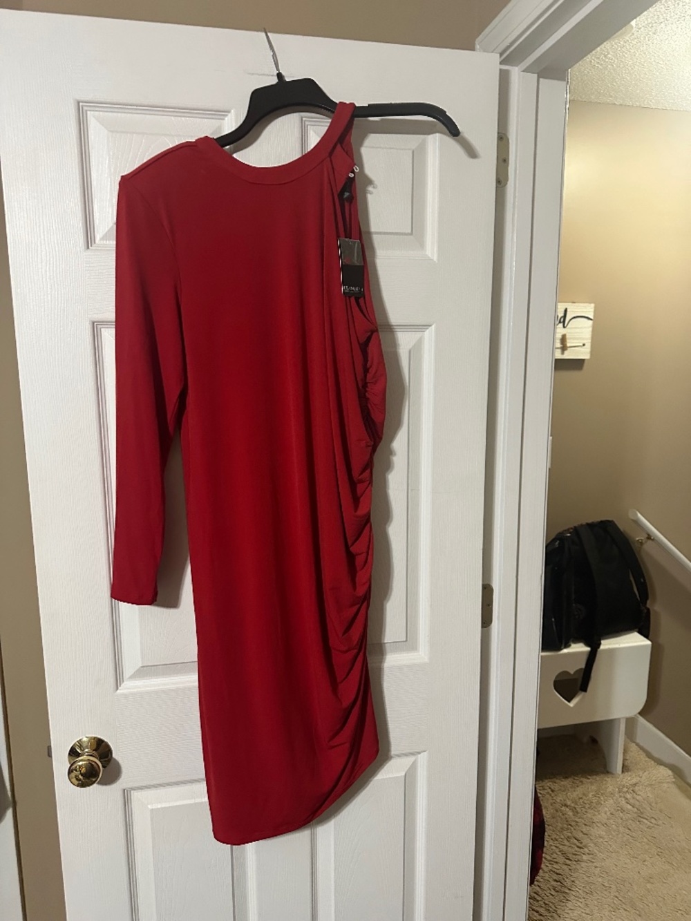 Eloquii One-Sleeve Dress